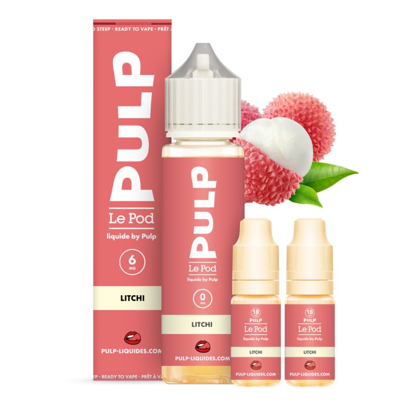 Pack Litchi 60ml - Le Pod Liquide by Pulp