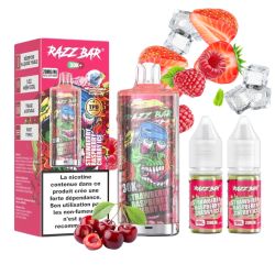 Kit Razz Bar 30000 puffs 2X10ml - Razz Bar