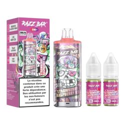 Kit Razz Bar 30000 puffs 2X10ml - Razz Bar