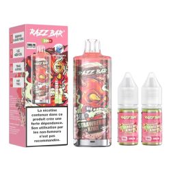 Kit Razz Bar 30000 puffs 2X10ml - Razz Bar