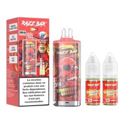 Kit Razz Bar 30000 puffs 2X10ml - Razz Bar