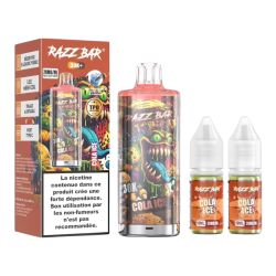 Kit Razz Bar 30000 puffs 2X10ml - Razz Bar