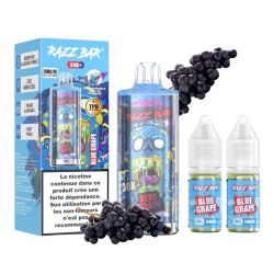 Kit Razz Bar 30000 puffs 2X10ml - Razz Bar