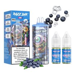 Kit Razz Bar 30000 puffs 2X10ml - Razz Bar