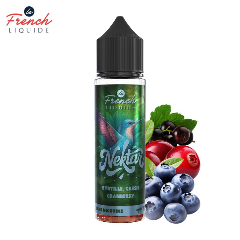 Myrtille Cassis Cranberry 50ml - Nektar by Le French Liquide