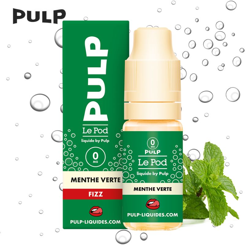 Menthe Verte 10ml - Le Pod Liquide Fizz