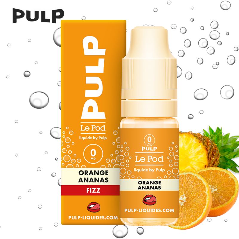Orange Ananas 10ml - Le Pod Liquide Fizz