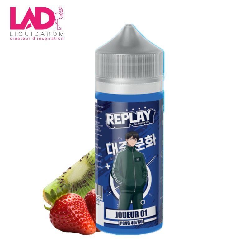 Joueur 01 100ml - Replay by Liquidarom