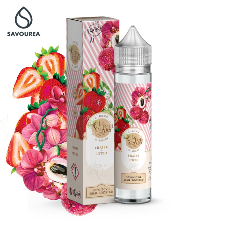 Fraise Litchi 50ml - Le Petit Verger by Savourea