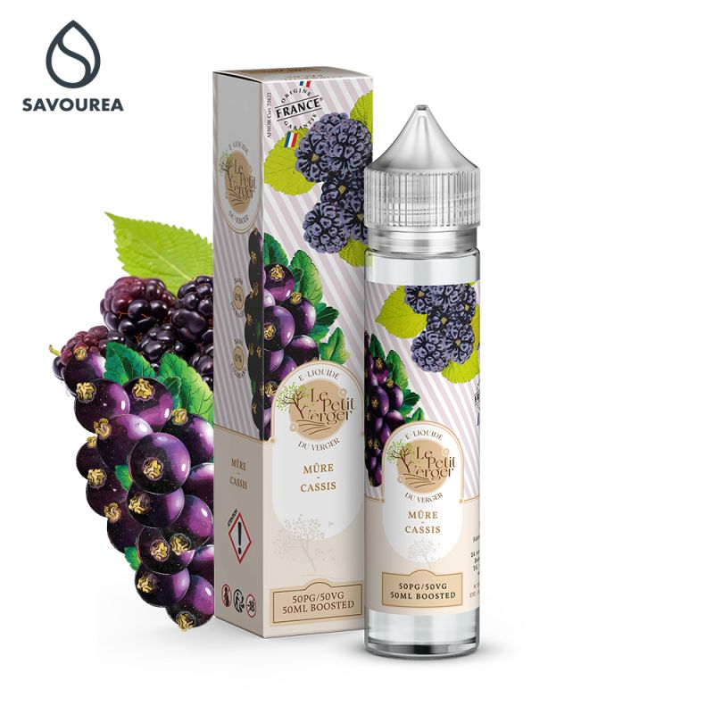 Mûre Cassis 50ml - Le Petit Verger by Savourea