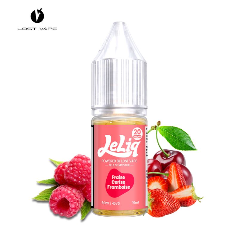 Fraise Cerise Framboise 10ml Nic Salt - Le Liq by Lost Vape