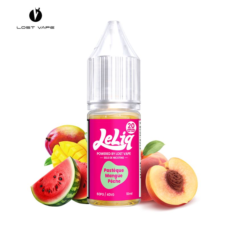 Pastèque Mangue Pêche 10ml Nic Salt - Le Liq by Lost Vape