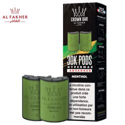 Cartouches Puff Crown Bar 2x10ml - Al Fakher