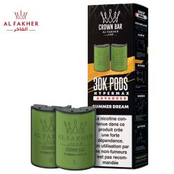 Cartouches Puff Crown Bar 2x10ml - Al Fakher