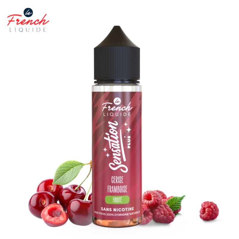Cerise Framboise 50ml - Sensation by Le French Liquide