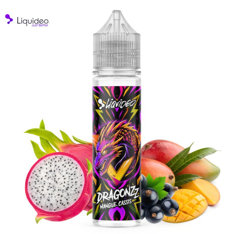 Dragon Mangue Cassis 50ml - Dragonzz by Liquideo