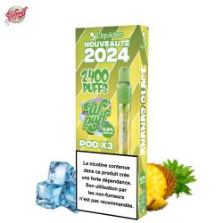 Puff Wpuff 2.0 batterie + 3 cartouches 2.4K - Wpuff 2.0 by Liquideo