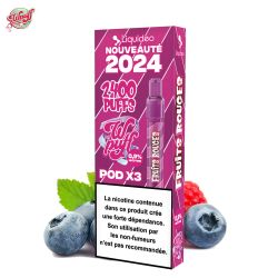 Puff Wpuff 2.0 batterie + 3 cartouches 2.4K - Wpuff 2.0 by Liquideo
