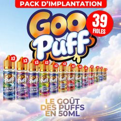 Pack implantation e-liquide Goo Puff 50ml - Goo Puff