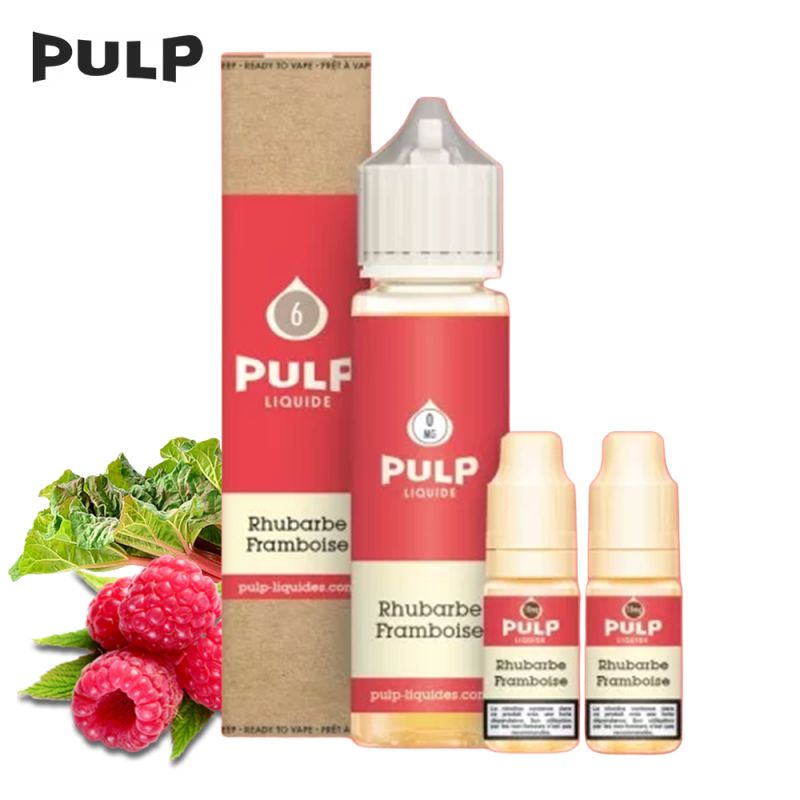 Pack Rhubarbe Framboise 60ml - Pulp