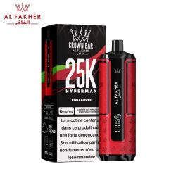 Puff Crown Bar 30K 2x10ml Hypermax Advanced - Al Fakher