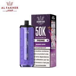 Puff Crown Bar 50K 2x10ml Hyper Max Prime - Al Fakher