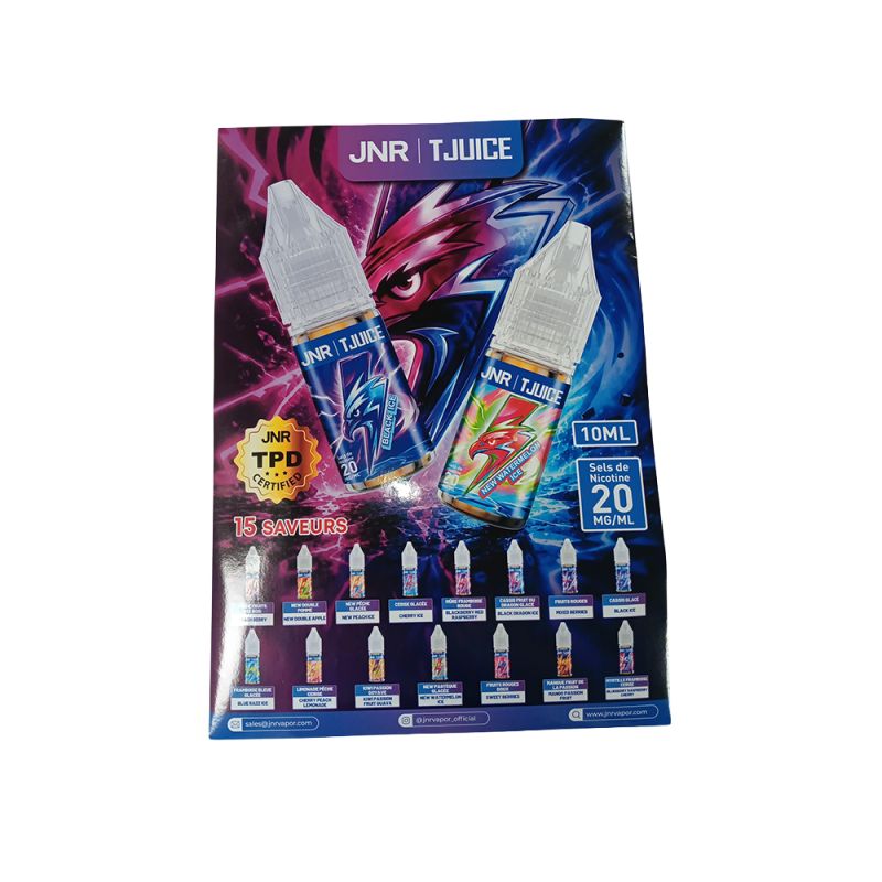Poster A3 e-liquides - JNR X TJuice
