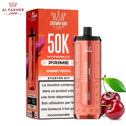 Puff Crown Bar 50K 2x10ml Hyper Max Prime - Al Fakher