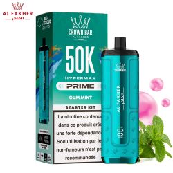 Puff Crown Bar 50K 2x10ml Hyper Max Prime - Al Fakher