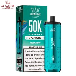 Puff Crown Bar 50K 2x10ml Hyper Max Prime - Al Fakher