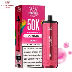 Puff Crown Bar 50K 2x10ml Hyper Max Prime - Al Fakher