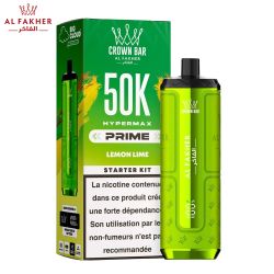 Puff Crown Bar 50K 2x10ml Hyper Max Prime - Al Fakher