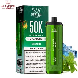 Puff Crown Bar 50K 2x10ml Hyper Max Prime - Al Fakher