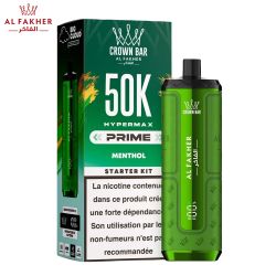 Puff Crown Bar 50K 2x10ml Hyper Max Prime - Al Fakher