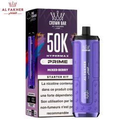 Puff Crown Bar 50K 2x10ml Hyper Max Prime - Al Fakher