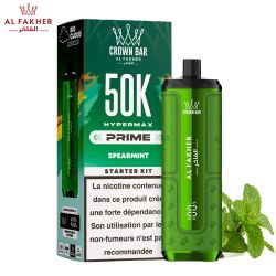 Puff Crown Bar 50K 2x10ml Hyper Max Prime - Al Fakher