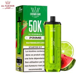 Puff Crown Bar 50K 2x10ml Hyper Max Prime - Al Fakher