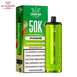 Puff Crown Bar 50K 2x10ml Hyper Max Prime - Al Fakher