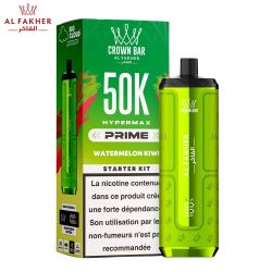 Puff Crown Bar 50K 2x10ml Hyper Max Prime - Al Fakher