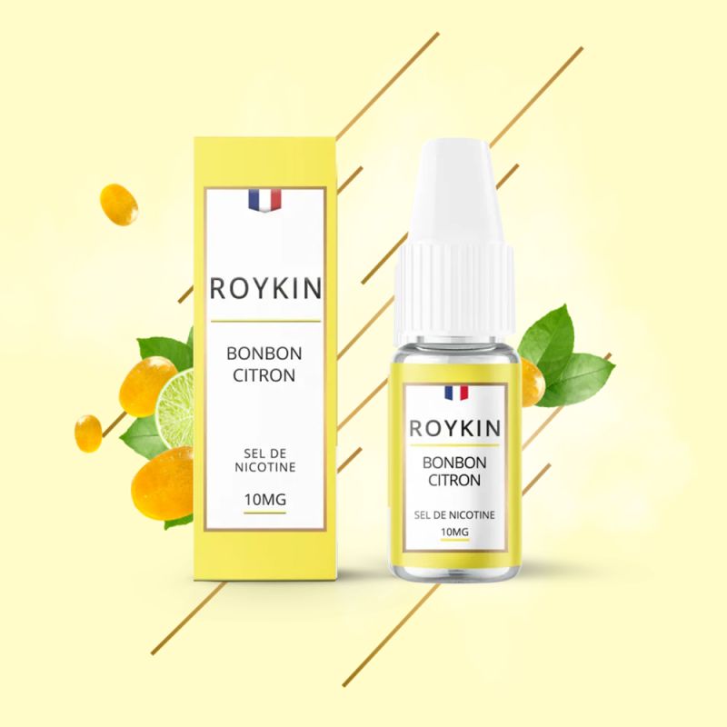 Bonbon Citron 10ml Nic Salt - Roykin