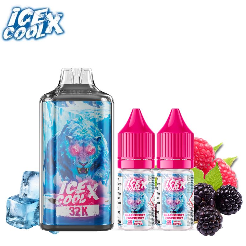 Puff Ice Cool X 32K 2X10ml - Liquidarom