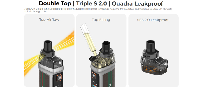 cartouche armour gs2 grossiste vaporesso