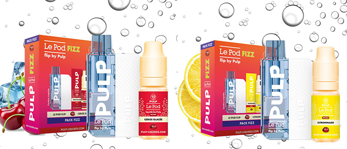 grossiste starter kit pod flip fizz pulp