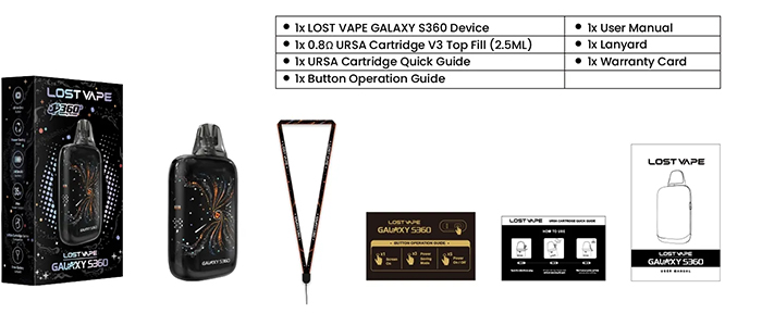 grossiste b2b lostvape pod galaxy s360