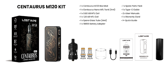 meilleur grossiste lost vape centaurus m120