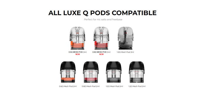 fournisseur cartouche luxe q mesh vaporesso