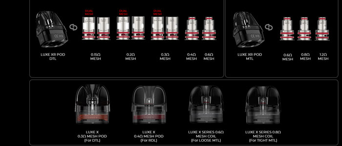 grossiste cartouche luxe xr max 2 vaporesso