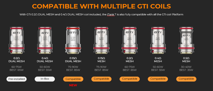 resistance gti dual mesh vaporesso grossiste