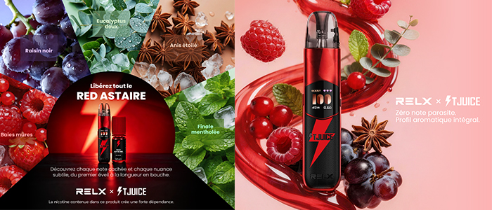 grossiste pas cher pod prime pro relx red astaire