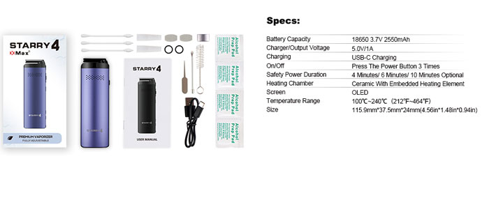 prix fournisseur vaporisateur starry v4 xmax